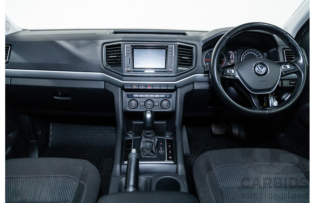 02/2020 Volkswagen Amarok TDI550 Sportline 4Motion (AWD) MY20 4d Dual Cab White Turbo Diesel V6 3.0L