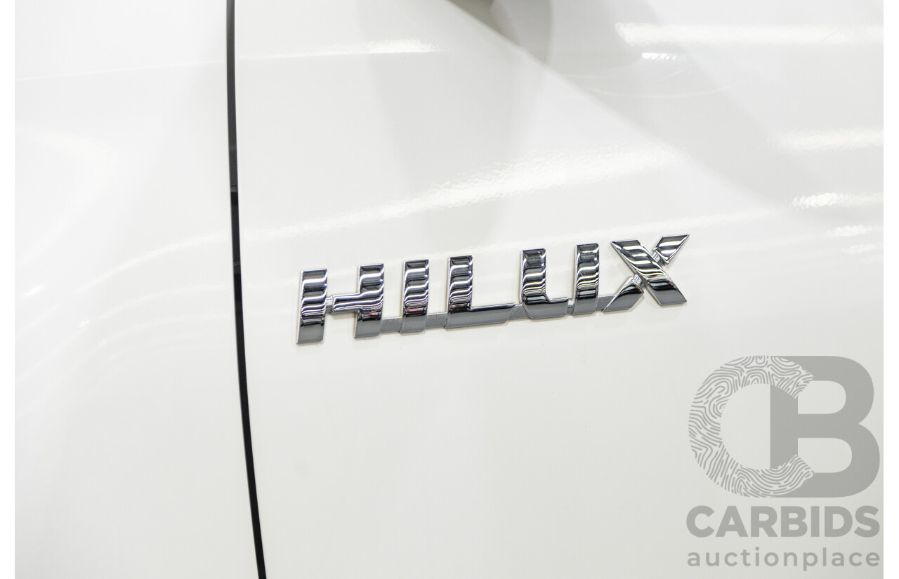11/2018 Toyota Hilux Workmate TGN121R 4d Dual Cab Utility White 2.7L
