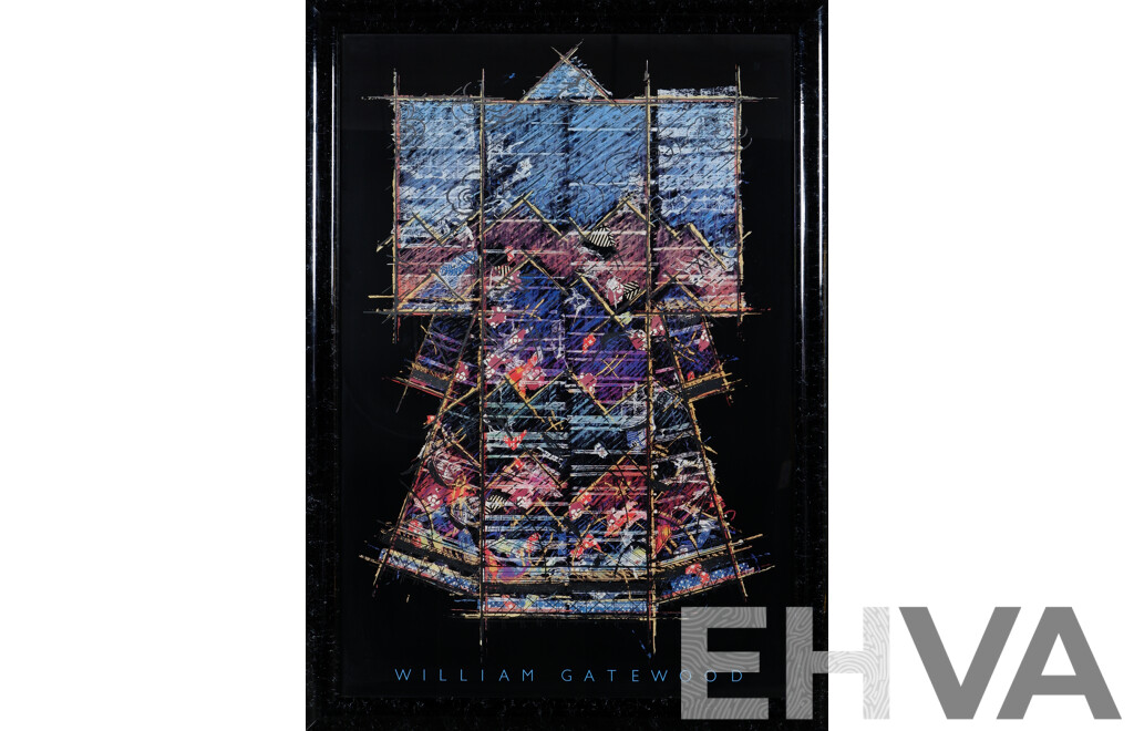 William Gatewood, (20th Century, American, 1943-1994), Black Kimono Circa 1987, Reproduction Poster Print of Original, 99 x 71 cm (frame)