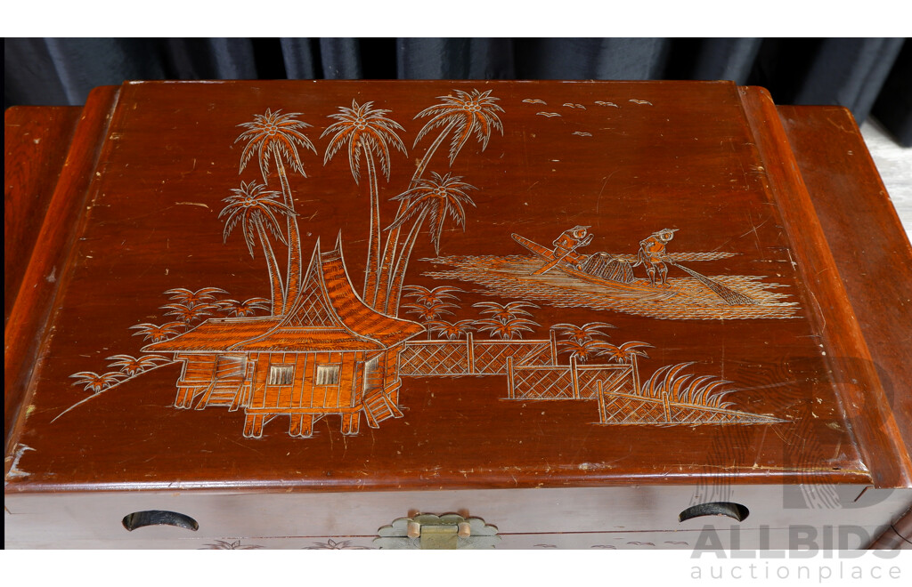 Carved Camphorwood Trunk