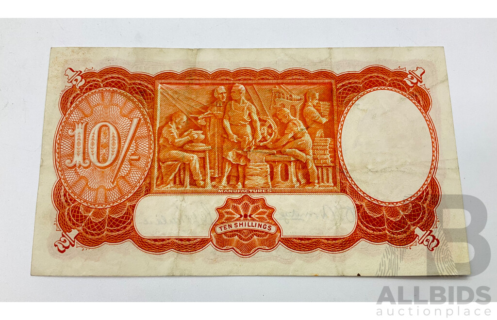 Australian Ten Pound Note, Armitage/McFarlane F59 120212
