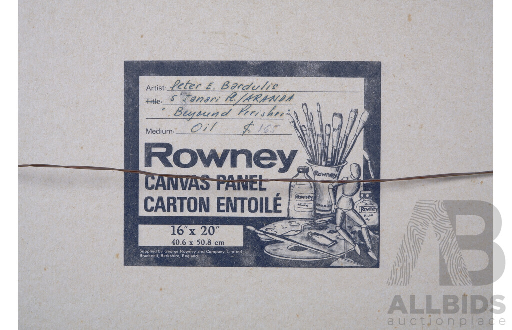 Peter Bardulis (20th Century, Latvian-Australian, 1912-1988), Beyond Perisher, Oil on Canvas Board