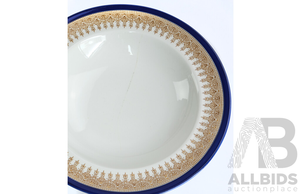 Vintage Royal Worcester Porcelain 62 Piece Dinner Service