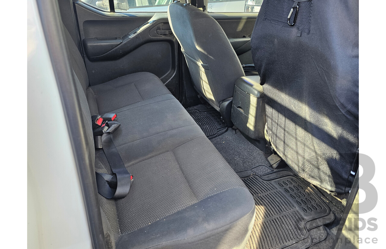 4/2010 Nissan Navara ST (4x4) D40 Dual Cab P/Up White 2.5L