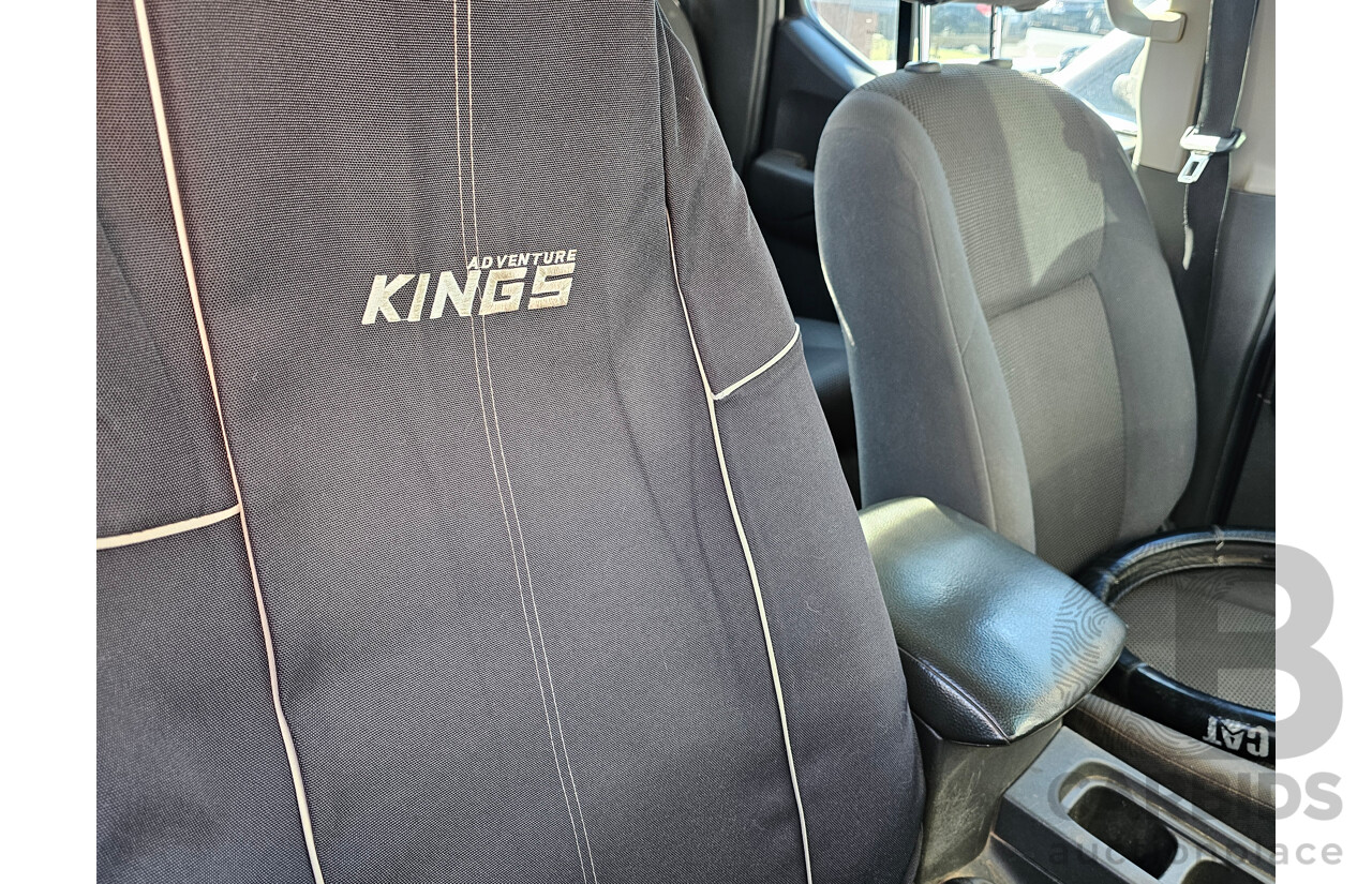 4/2010 Nissan Navara ST (4x4) D40 Dual Cab P/Up White 2.5L