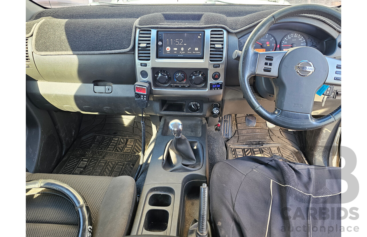 4/2010 Nissan Navara ST (4x4) D40 Dual Cab P/Up White 2.5L