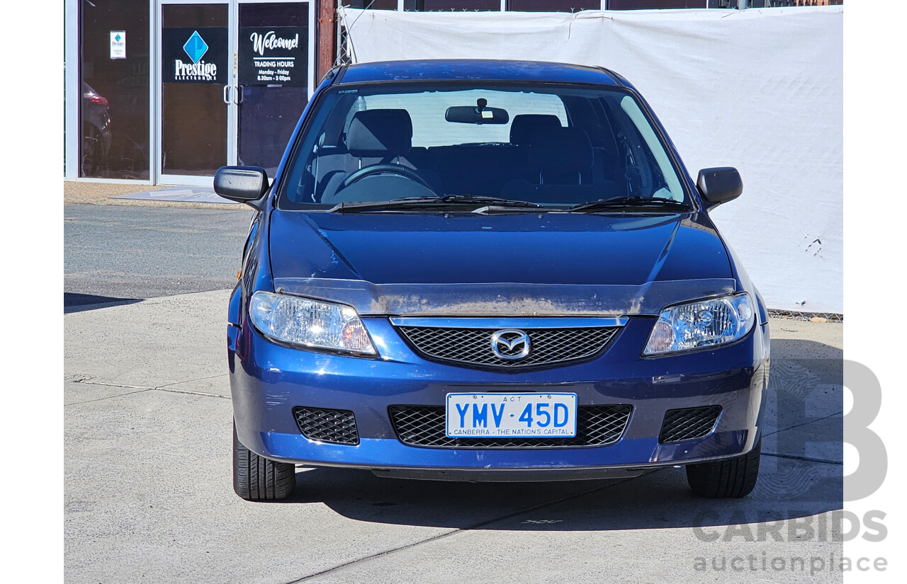 8/2002 Mazda 323 Astina  5d Hatchback Blue 1.8L