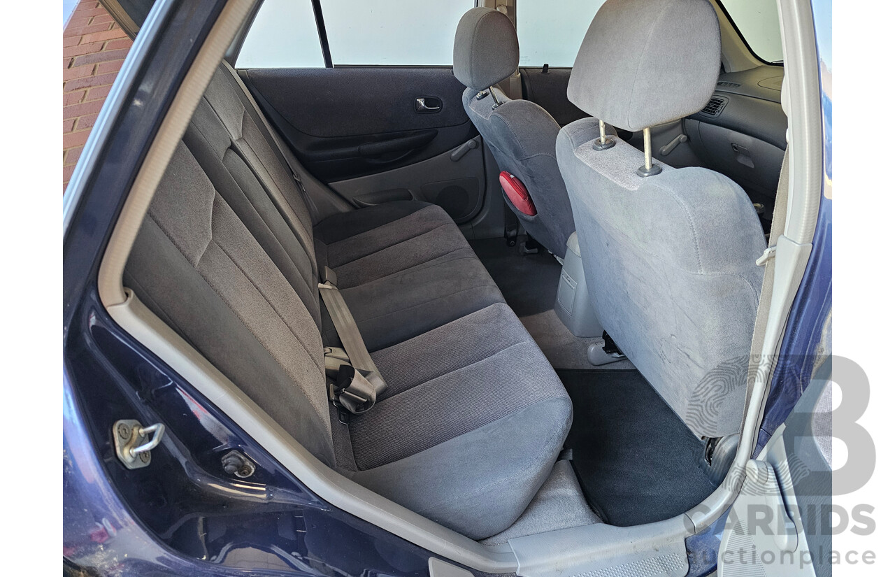 8/2002 Mazda 323 Astina  5d Hatchback Blue 1.8L