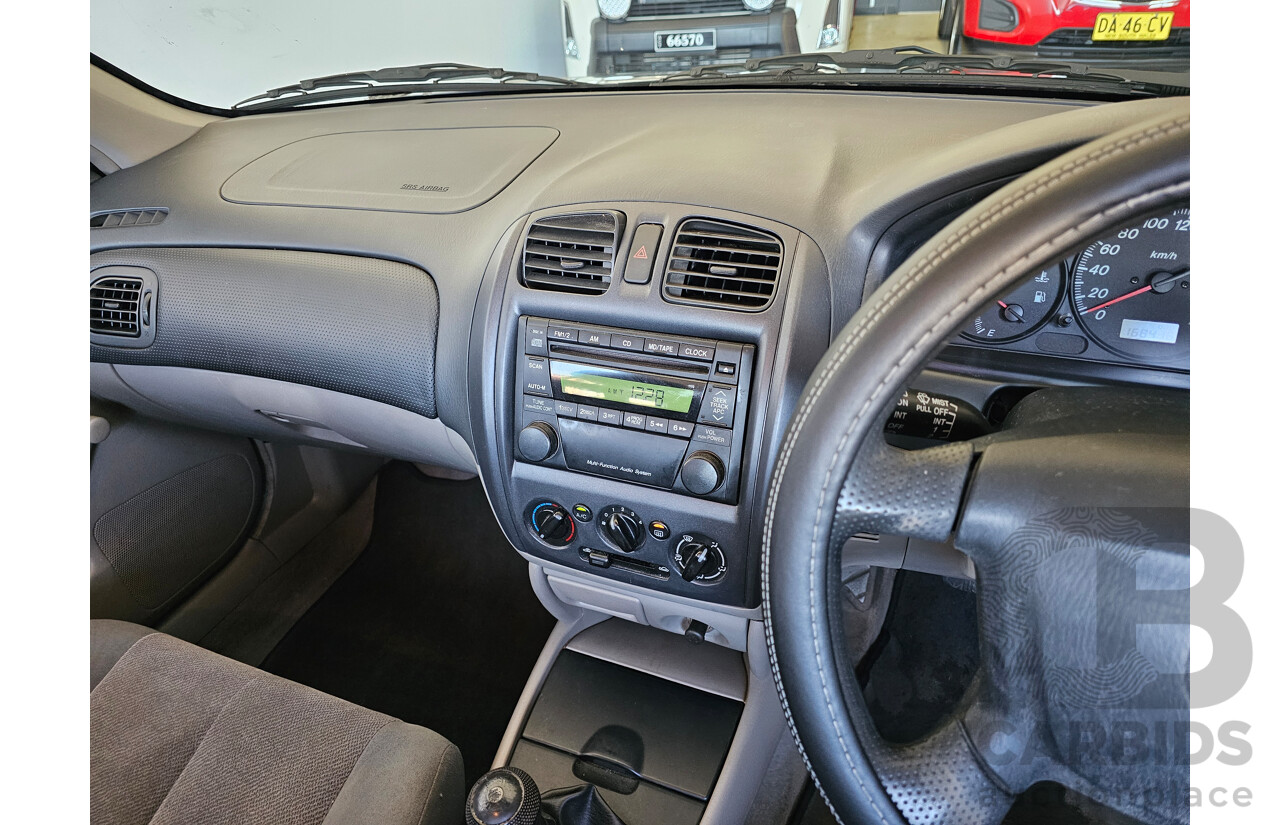 8/2002 Mazda 323 Astina  5d Hatchback Blue 1.8L