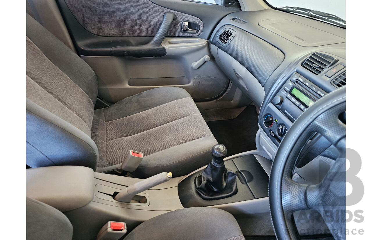 8/2002 Mazda 323 Astina  5d Hatchback Blue 1.8L