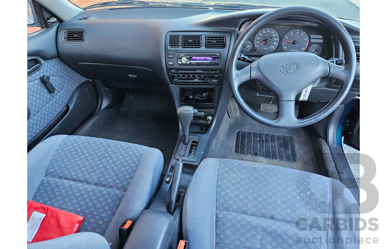 2/1999 Toyota Corolla CSi SECA AE101R 5d Liftback Blue 1.6L