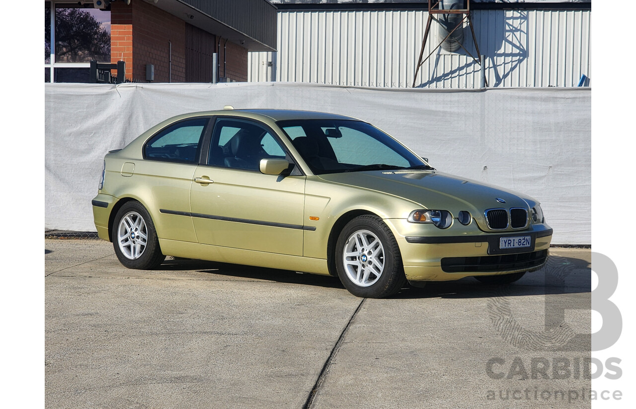 04/2002 Bmw 3 16ti RWD E46 3D Hatchback Gold 1.8L