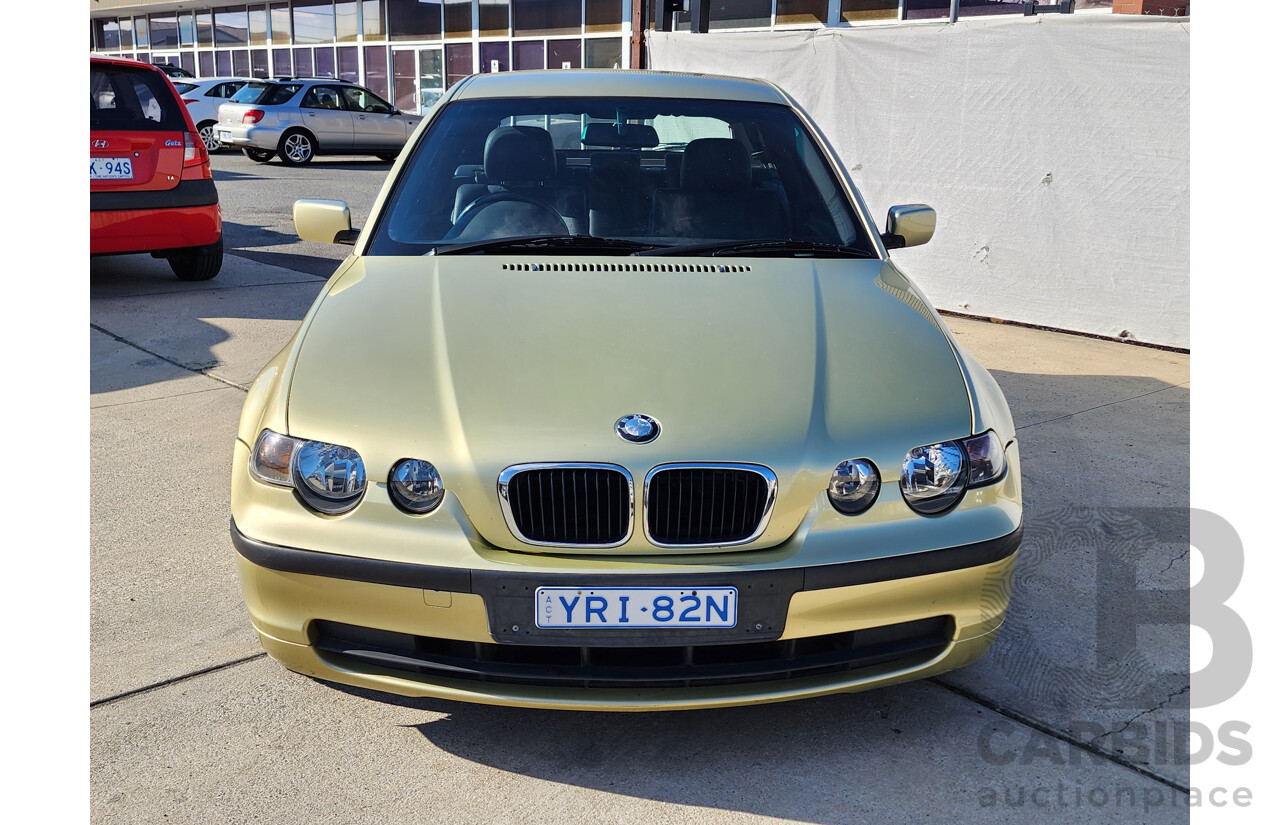 04/2002 Bmw 3 16ti RWD E46 3D Hatchback Gold 1.8L