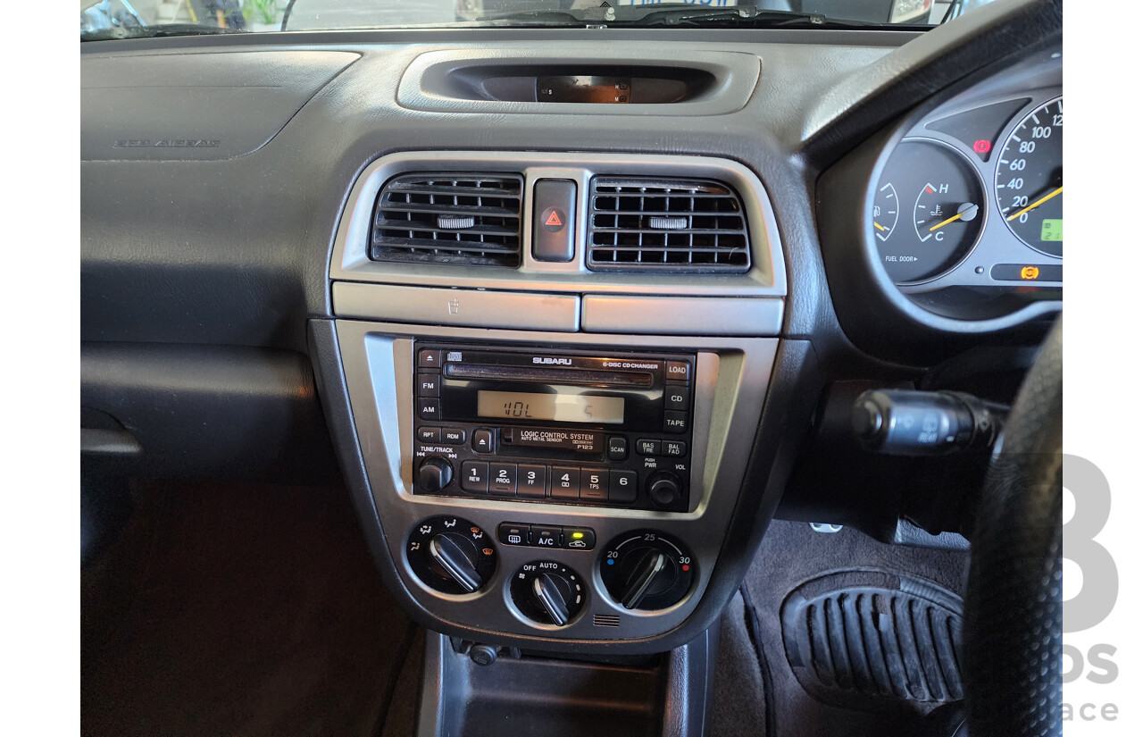 04/2001 Subaru Impreza WRX (AWD) AWD MY01 5D Hatchback Silver 2.0L