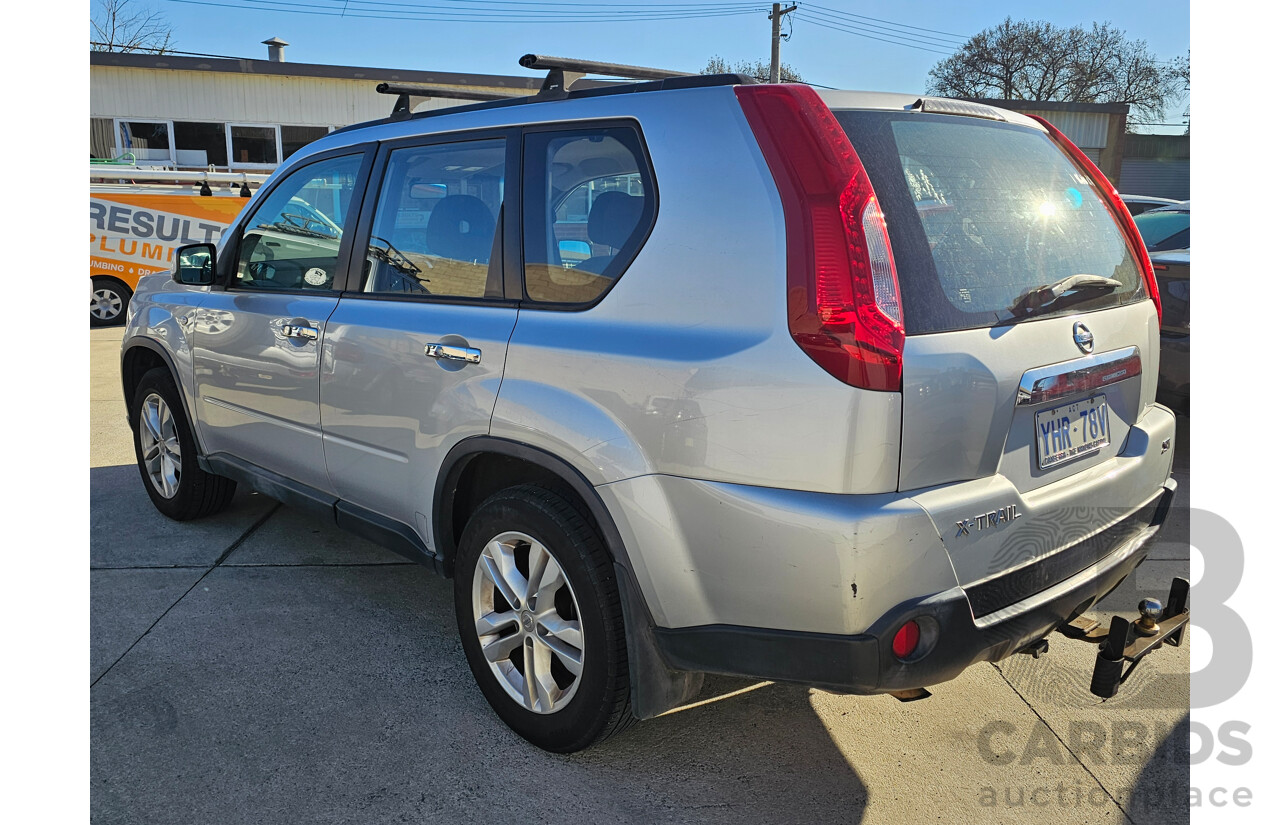 8/2011 Nissan X-Trail ST (fwd) T31 MY11 4d Wagon Silver 2.0L