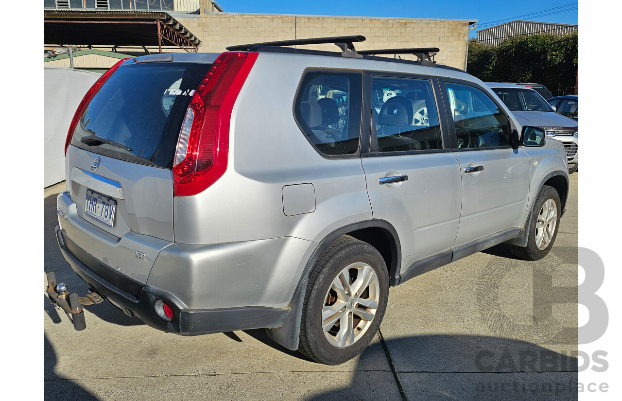 8/2011 Nissan X-Trail ST (fwd) T31 MY11 4d Wagon Silver 2.0L