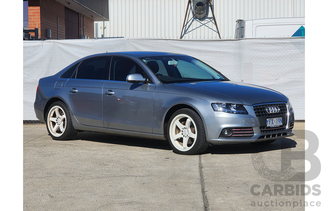 09/2009 Audi A4 2.0 TDI FWD B8 (8K) 4D Sedan Grey 2.0L