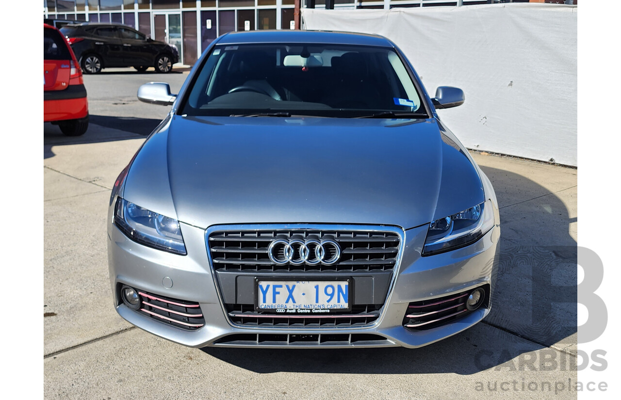 09/2009 Audi A4 2.0 TDI FWD B8 (8K) 4D Sedan Grey 2.0L