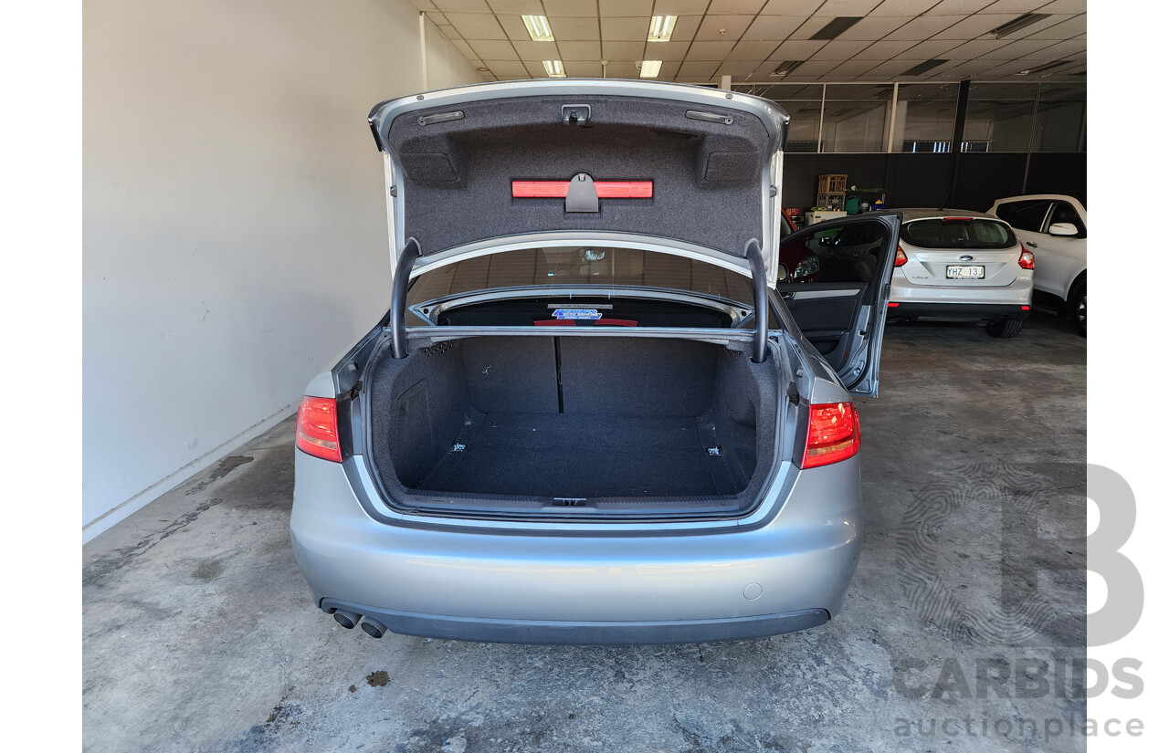 09/2009 Audi A4 2.0 TDI FWD B8 (8K) 4D Sedan Grey 2.0L