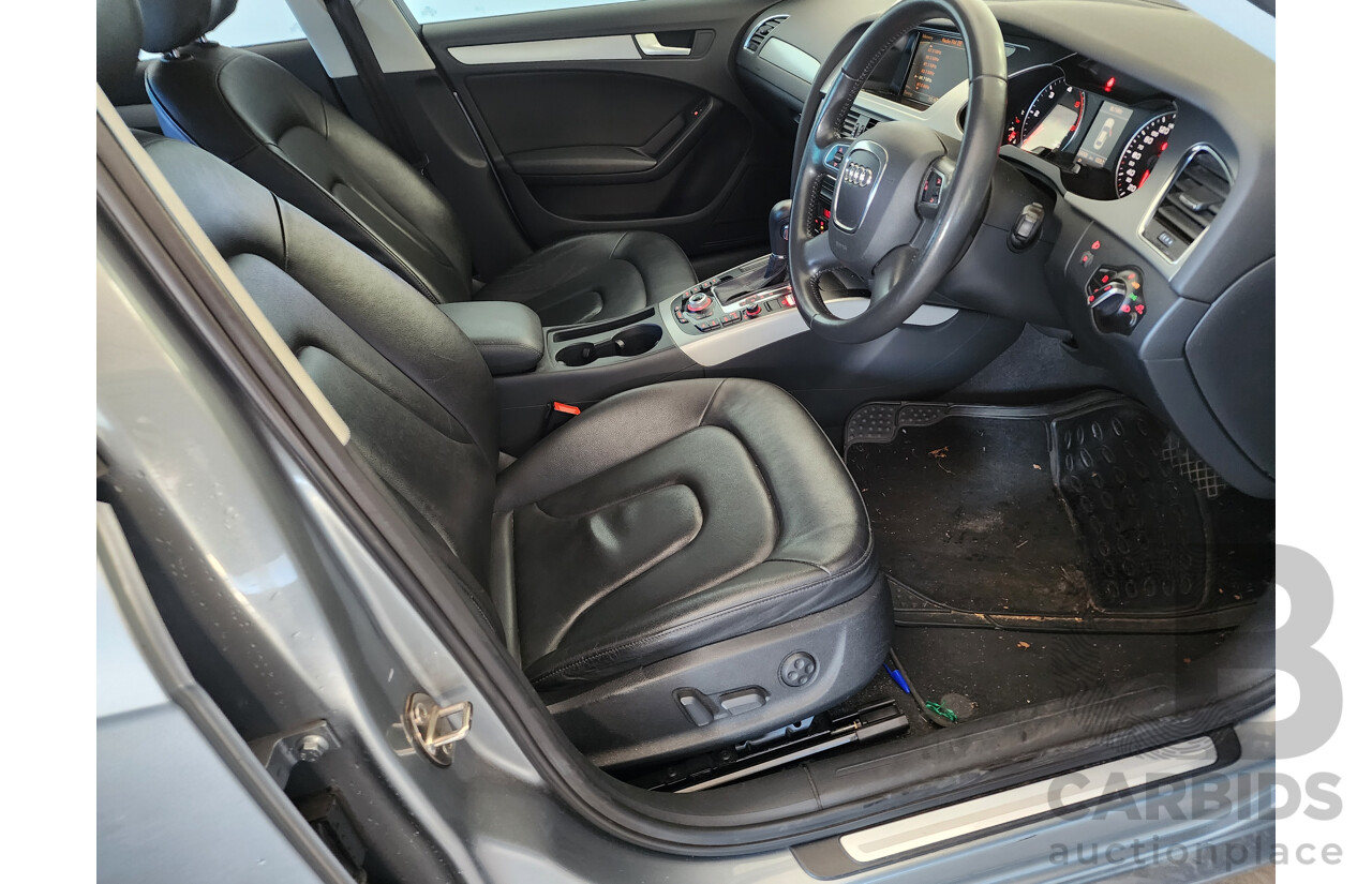 09/2009 Audi A4 2.0 TDI FWD B8 (8K) 4D Sedan Grey 2.0L