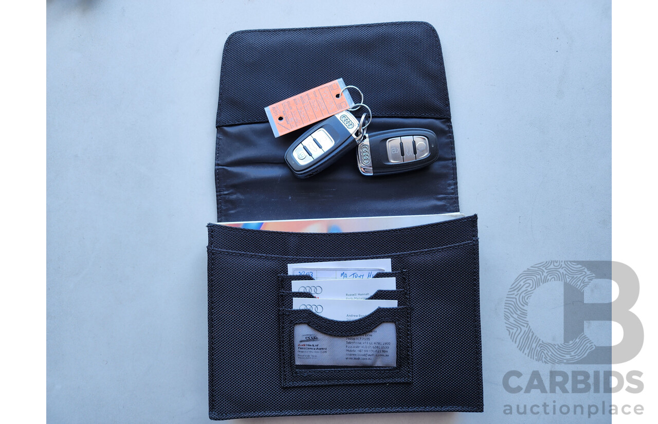 09/2009 Audi A4 2.0 TDI FWD B8 (8K) 4D Sedan Grey 2.0L