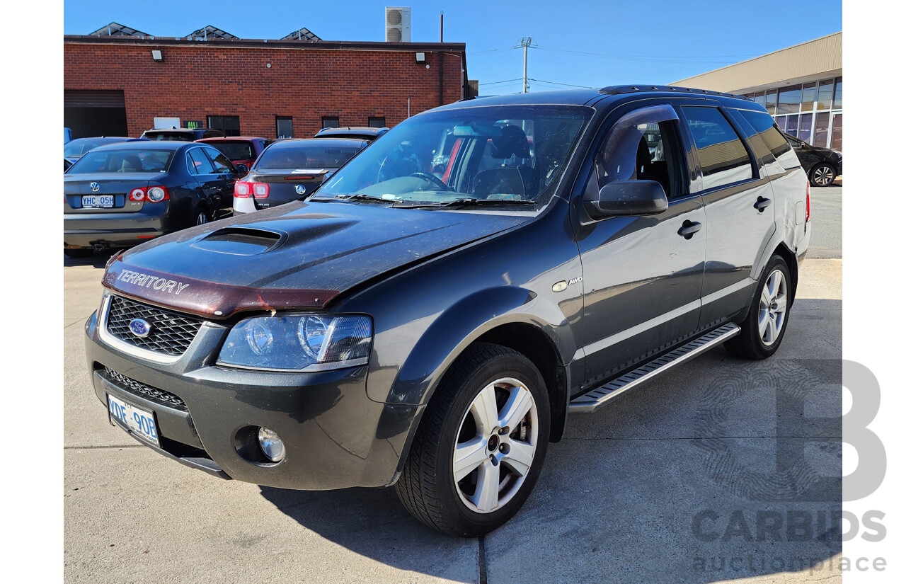 07/2006 Ford Territory TURBO (4x4) AWD SY 4D Wagon Grey 4.0L
