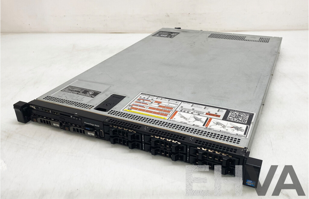 Dell (E16S) PowerEdge R620 Dual Intel Xeon (E5-2640 V2) 2.0GHz-2.5GHz 8-Core CPU 1RU Server W/ 128GB DDR3