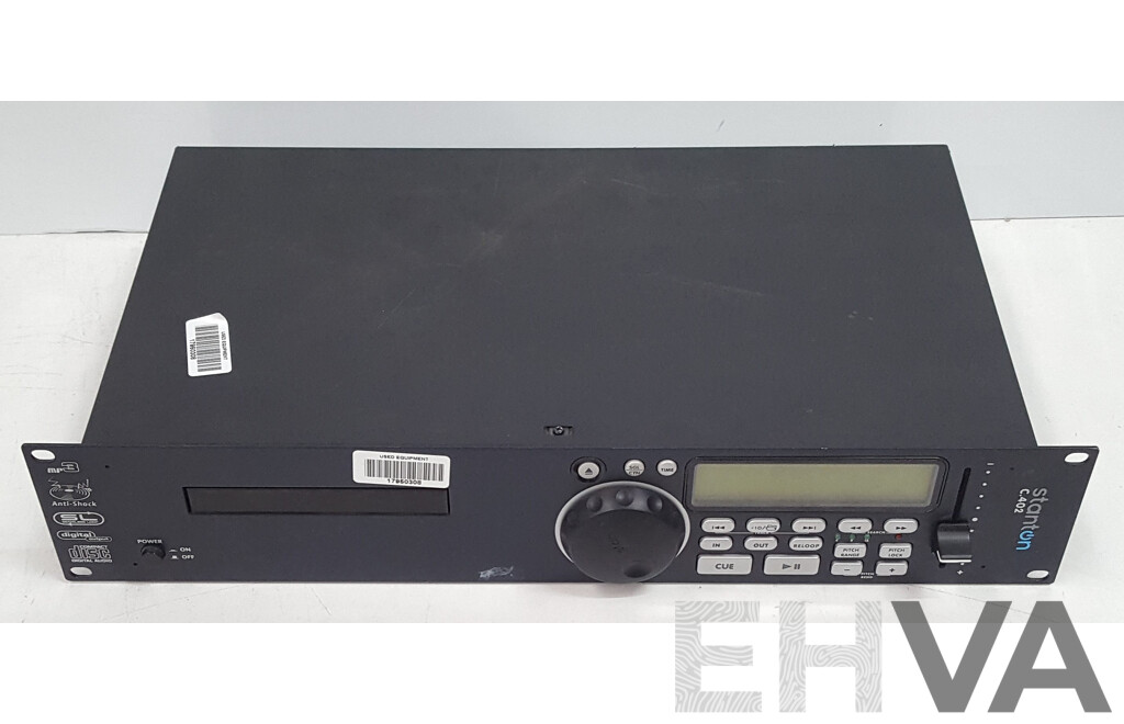 Stanton C402 Professional 2U Rack-Mountable CD Player with MP3