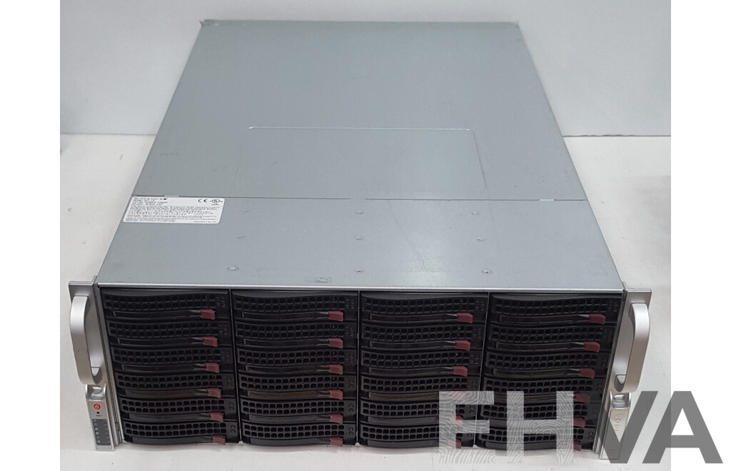 SuperMicro X10DRi-T4+ Intel Xeon (E5-2620 v3) 2.40GHz-3.20GHz 6-Core CPU 4RU Server w/ 64GB DDR4