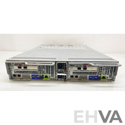 Nutanix (NXS2U2NL12G600) 2RU Dual-Node Server W/ 2x Dual Intel Xeon SILVER (4108) 1.8GHz-3.0GHz 8-Core CPU & 192GB DDR4 RAM Nodes