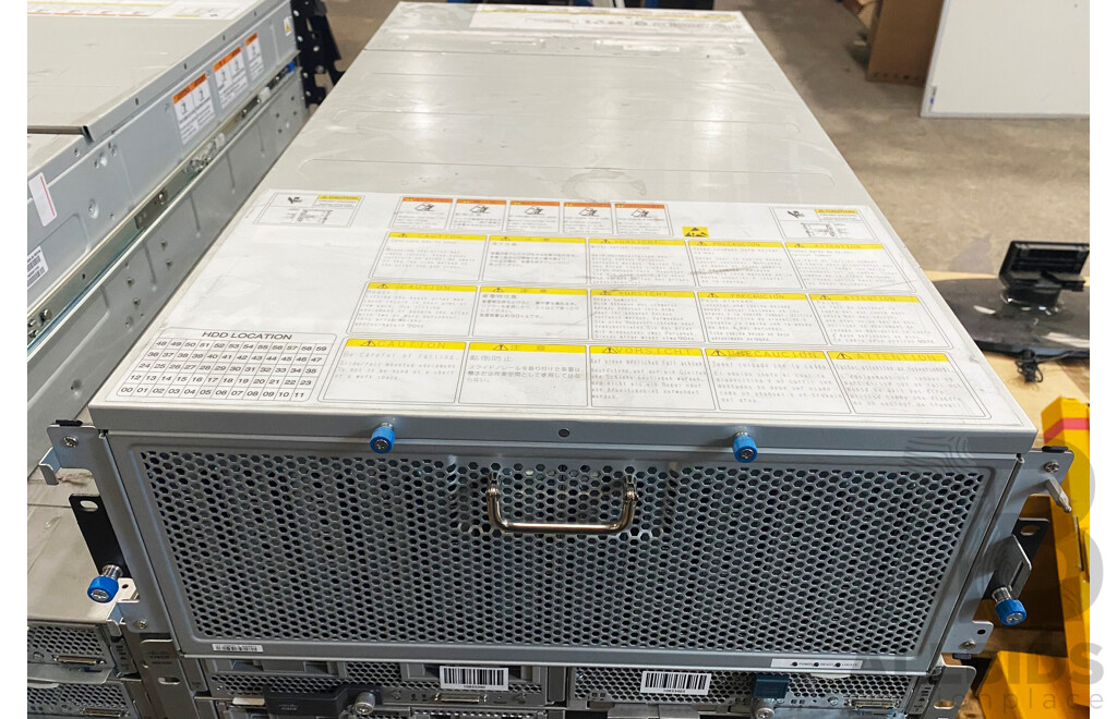 Hitachi (DW-F800-DB60C) 4RU 60-Bay Hard Drive Array W/ 98.4TB of Storage