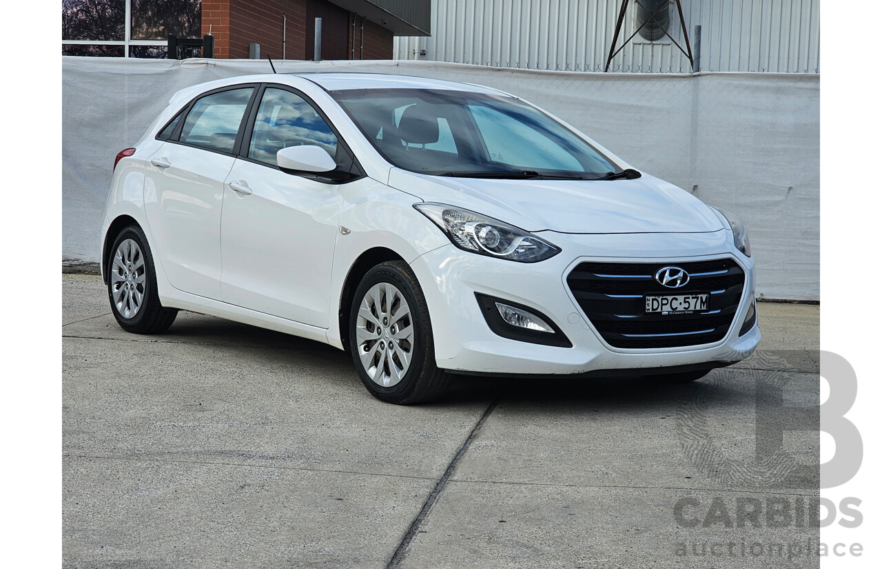 02/2016 Hyundai I30 ACTIVE 1.6 CRDi FWD GD4 SERIES 2 UPDATE 5D Hatchback White 1.6L