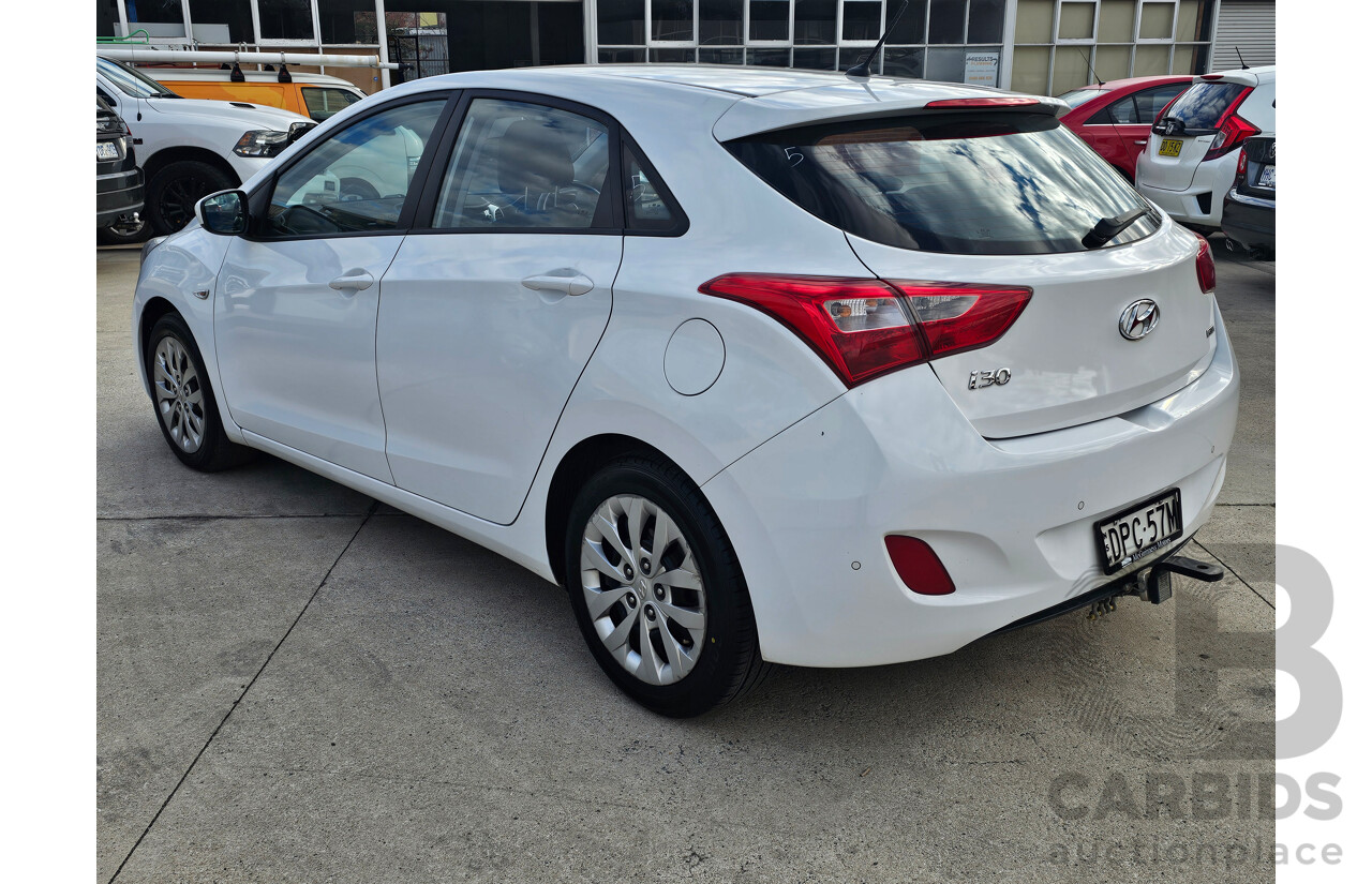 02/2016 Hyundai I30 ACTIVE 1.6 CRDi FWD GD4 SERIES 2 UPDATE 5D Hatchback White 1.6L