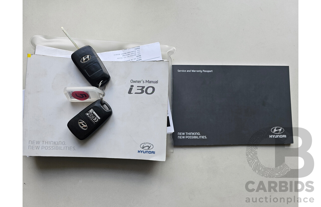 02/2016 Hyundai I30 ACTIVE 1.6 CRDi FWD GD4 SERIES 2 UPDATE 5D Hatchback White 1.6L