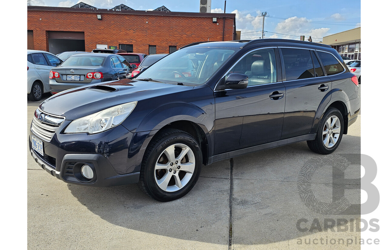 1/2013 Subaru Outback 2.0D Premium MY13 4d Wagon Blue 2.0L