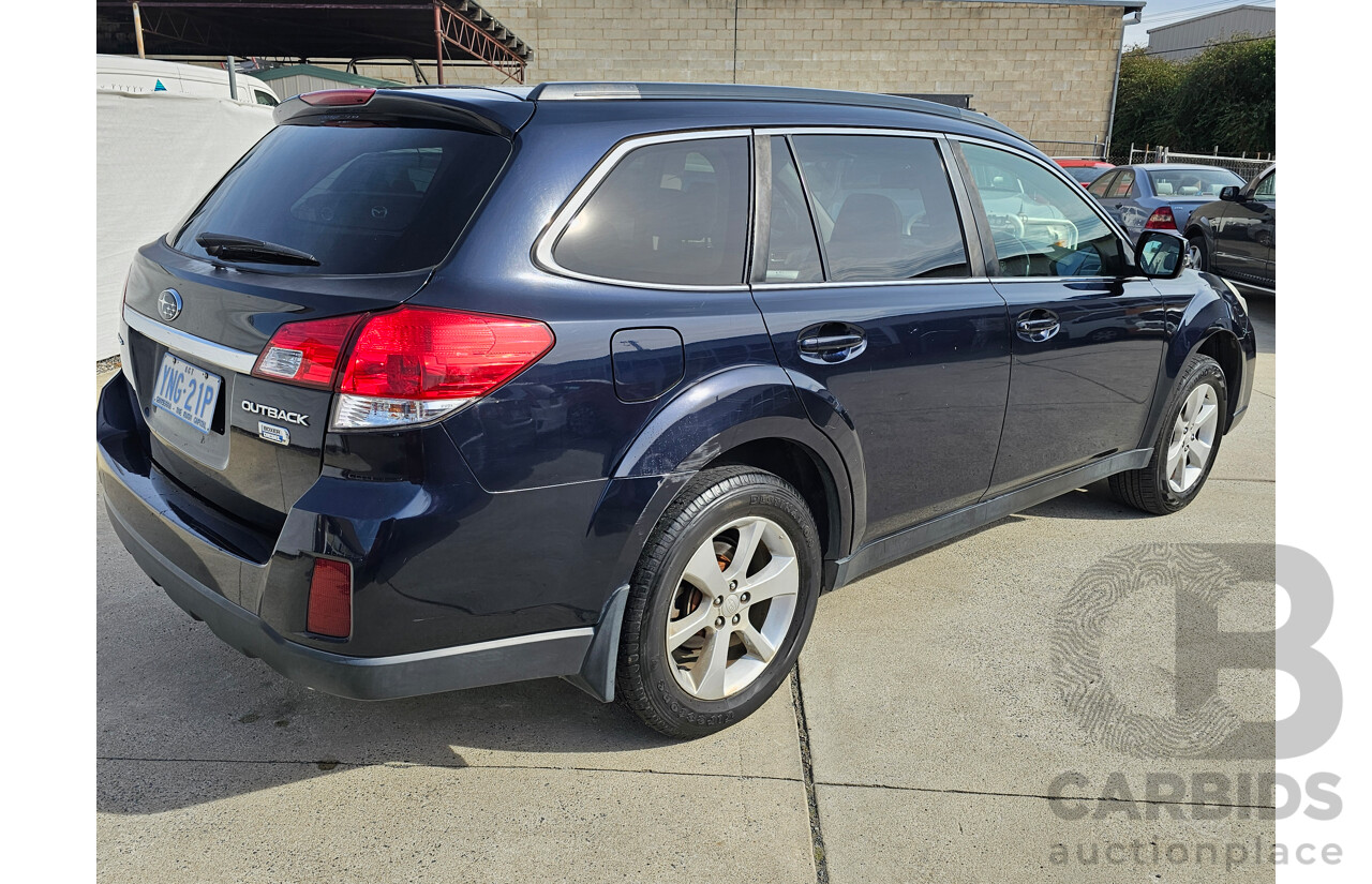1/2013 Subaru Outback 2.0D Premium MY13 4d Wagon Blue 2.0L