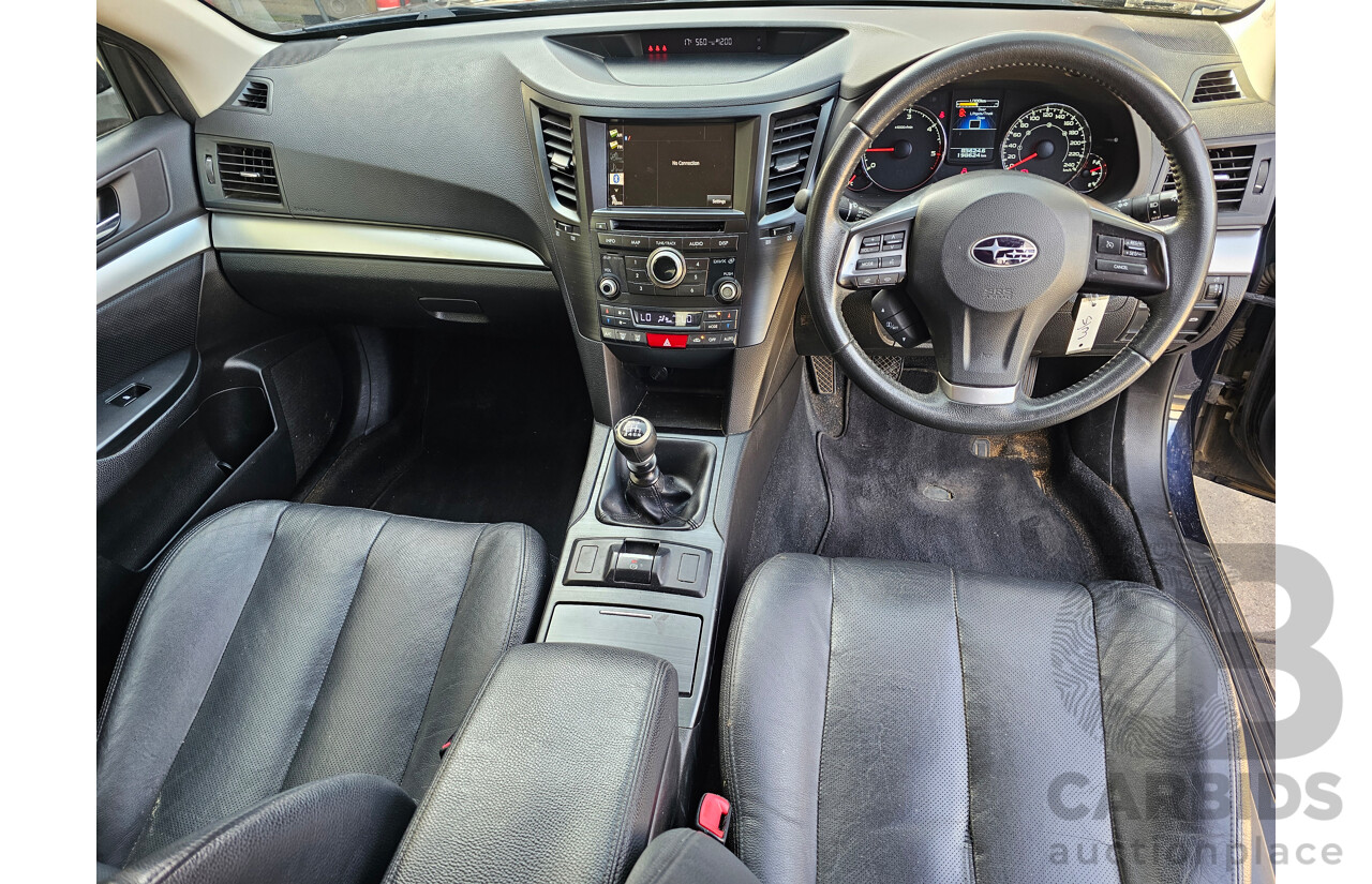 1/2013 Subaru Outback 2.0D Premium MY13 4d Wagon Blue 2.0L