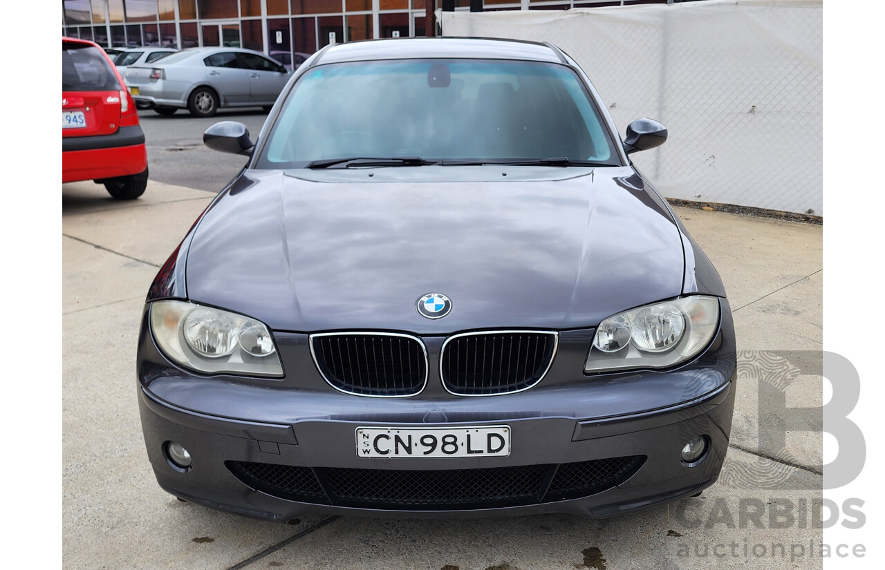 07/2005 Bmw 1 20i RWD E87 5D Hatchback Grey 2.0L