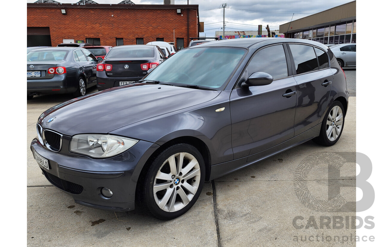 07/2005 Bmw 1 20i RWD E87 5D Hatchback Grey 2.0L