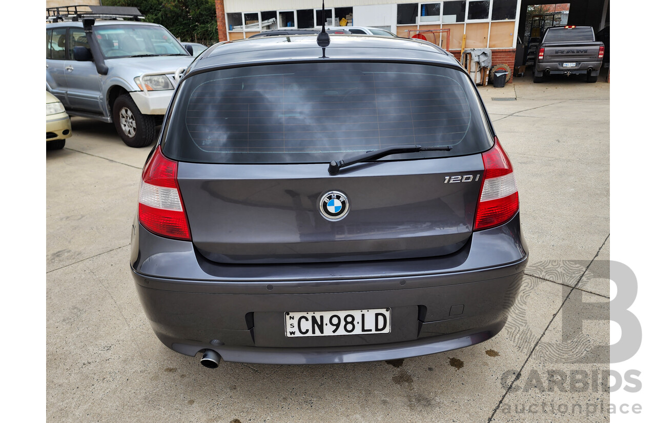 07/2005 Bmw 1 20i RWD E87 5D Hatchback Grey 2.0L