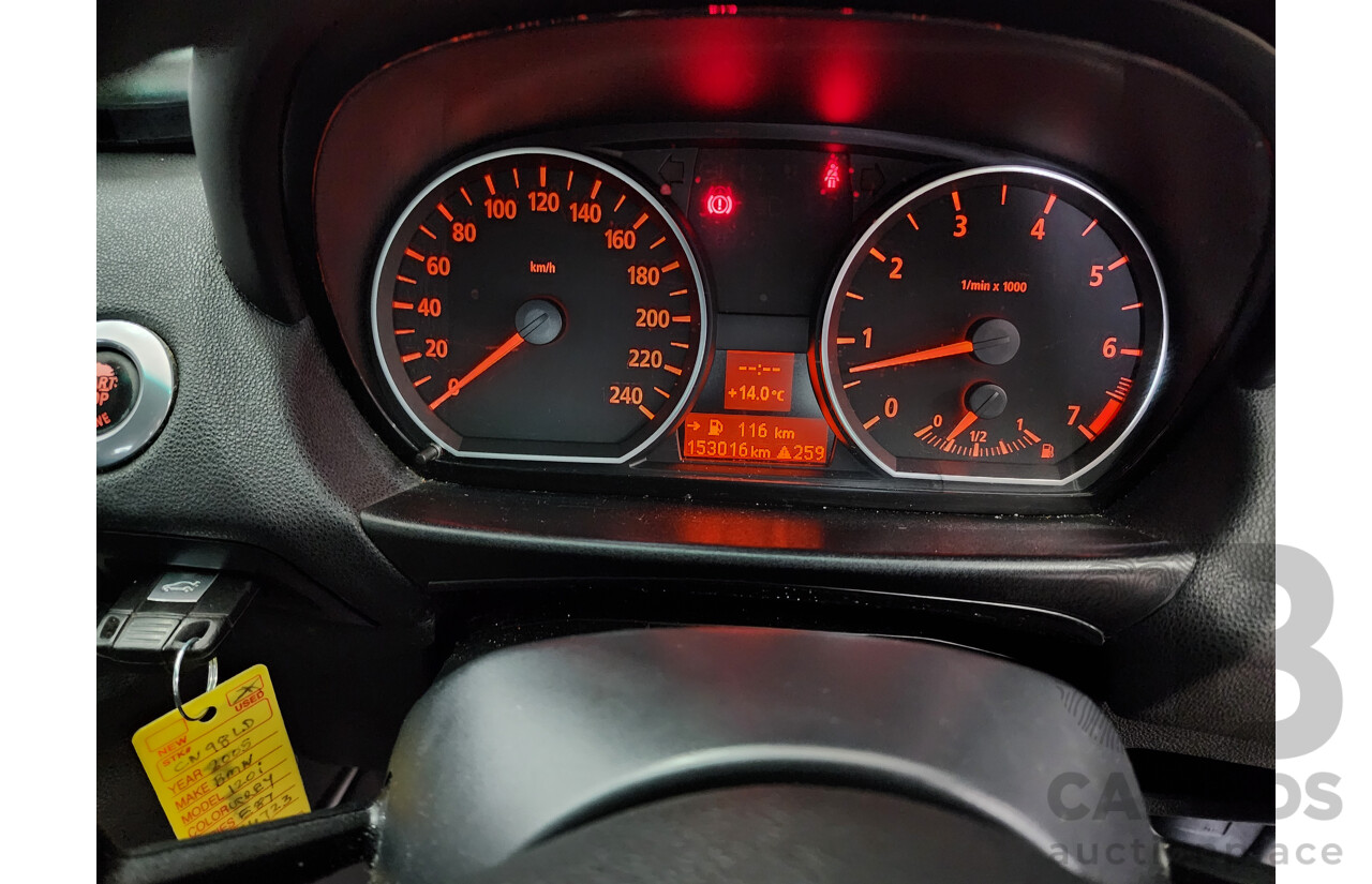 07/2005 Bmw 1 20i RWD E87 5D Hatchback Grey 2.0L