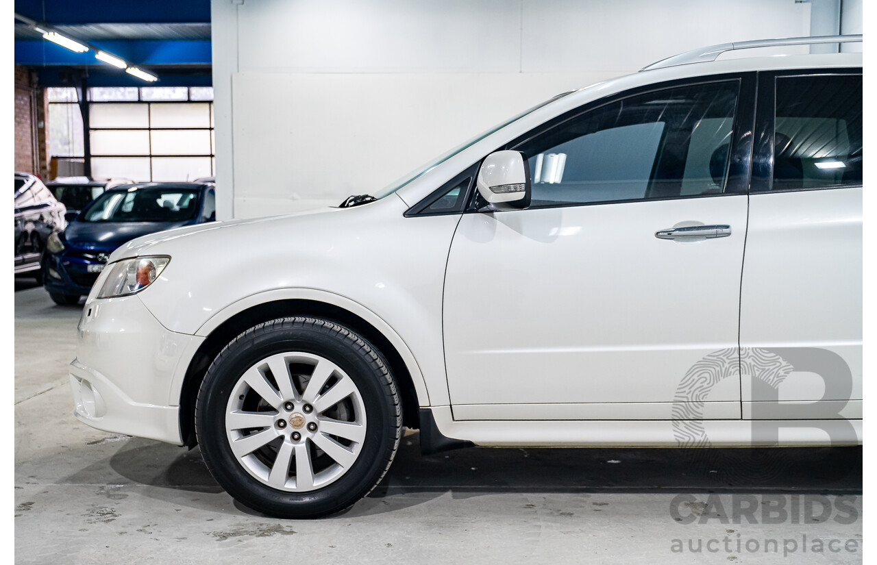 7/2013 Subaru Tribeca 3.6R Premium (AWD) MY13 4d Wagon White 3.6L - 7 Seater