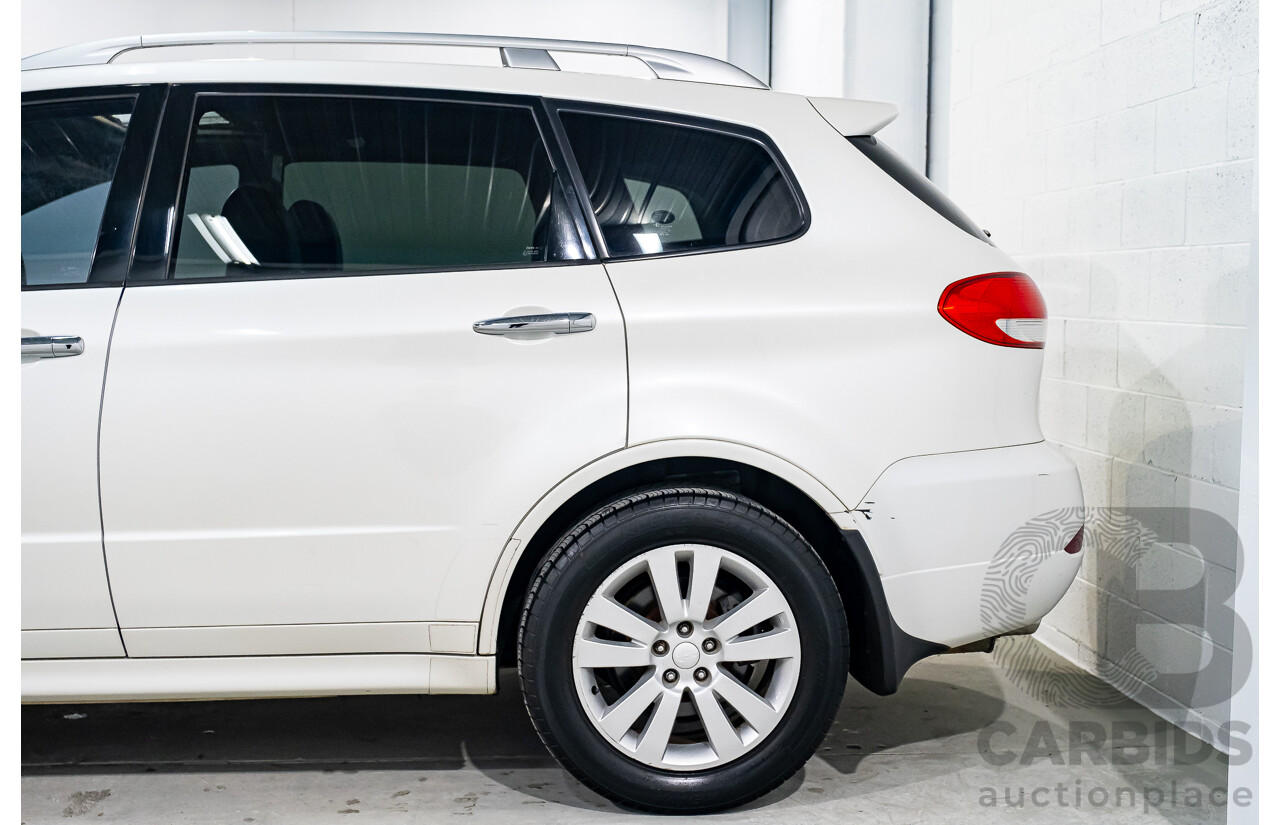 7/2013 Subaru Tribeca 3.6R Premium (AWD) MY13 4d Wagon White 3.6L - 7 Seater