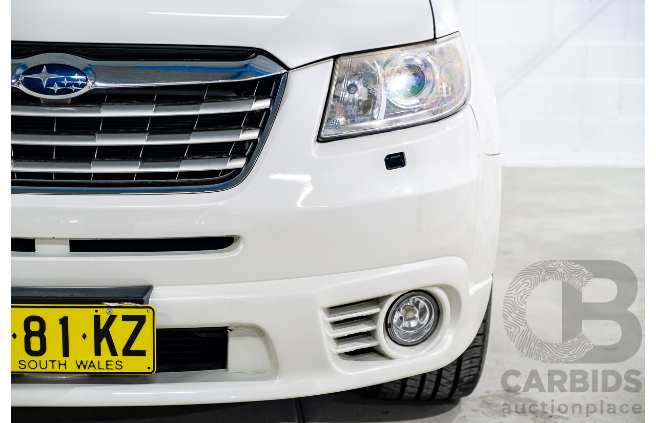 7/2013 Subaru Tribeca 3.6R Premium (AWD) MY13 4d Wagon White 3.6L - 7 Seater