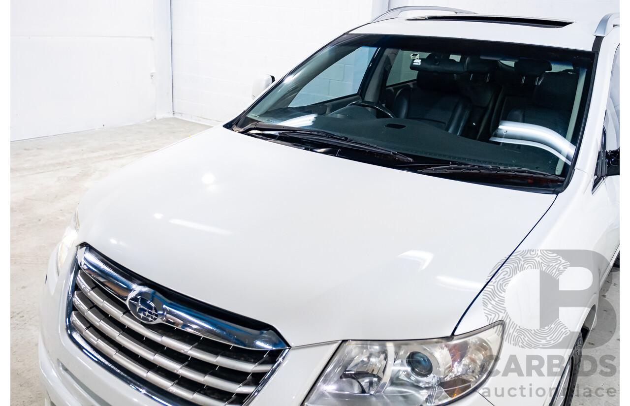 7/2013 Subaru Tribeca 3.6R Premium (AWD) MY13 4d Wagon White 3.6L - 7 Seater