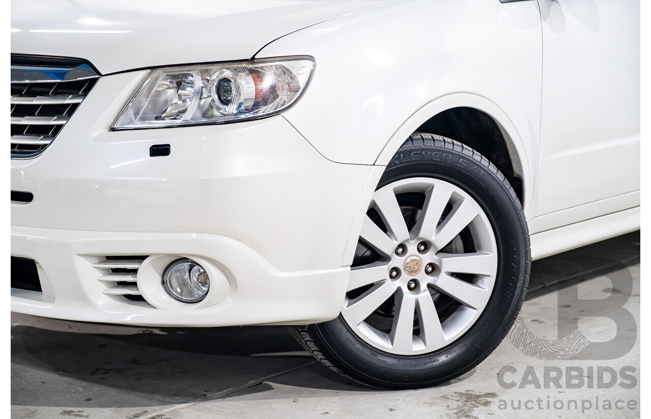 7/2013 Subaru Tribeca 3.6R Premium (AWD) MY13 4d Wagon White 3.6L - 7 Seater