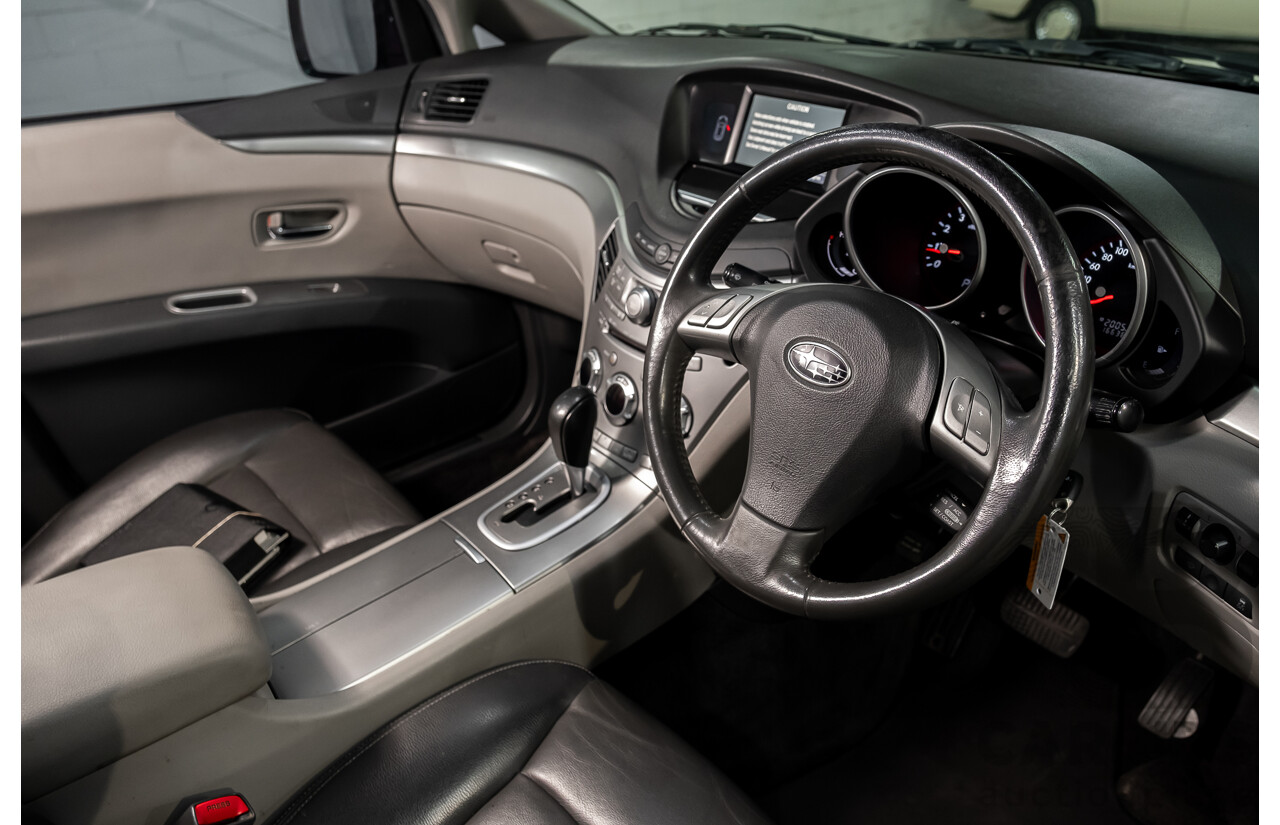 7/2013 Subaru Tribeca 3.6R Premium (AWD) MY13 4d Wagon White 3.6L - 7 Seater