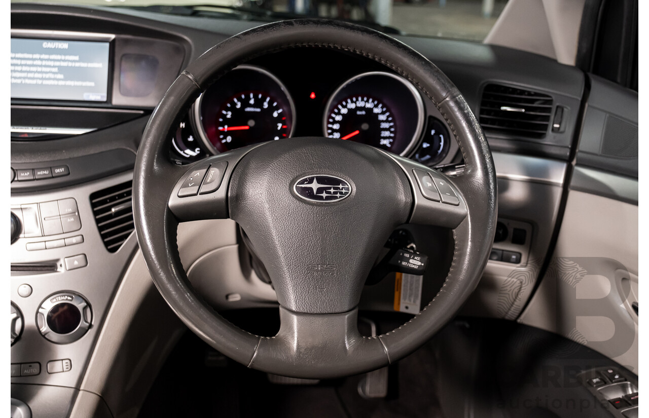 7/2013 Subaru Tribeca 3.6R Premium (AWD) MY13 4d Wagon White 3.6L - 7 Seater