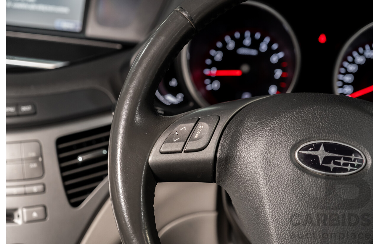 7/2013 Subaru Tribeca 3.6R Premium (AWD) MY13 4d Wagon White 3.6L - 7 Seater