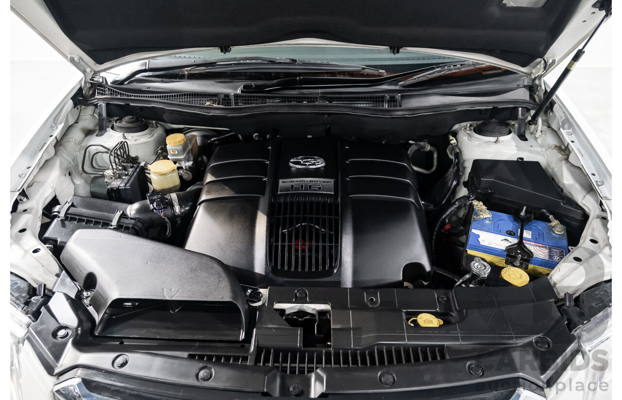 7/2013 Subaru Tribeca 3.6R Premium (AWD) MY13 4d Wagon White 3.6L - 7 Seater